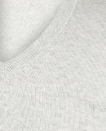 Sweater V-neck with Logo | Off White