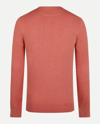 Crew Neck Sweater with Logo | Terra