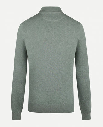 Trui met Halve Rits | Sage