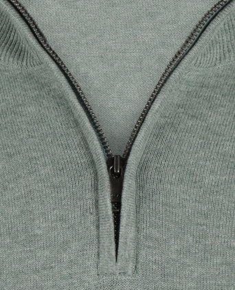 Trui met Halve Rits | Sage