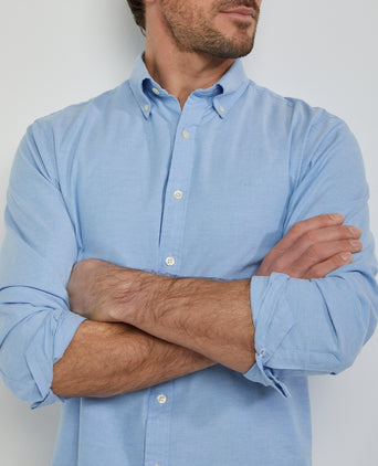 Overhemd Stretch Oxford | Light Blue