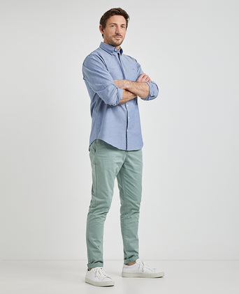 Overhemd Stretch Oxford | Navy