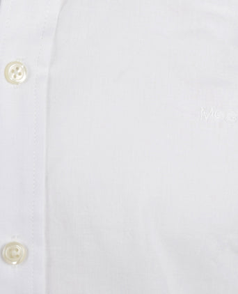 Overhemd Katoen Linnen | White