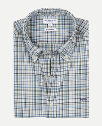 Overhemd Ruit | Olive