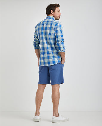 Overhemd Grote Ruit | Dark Aqua