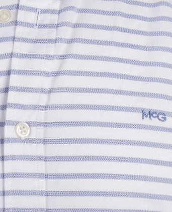 Overhemd Streep Horizontaal | Medium Blue