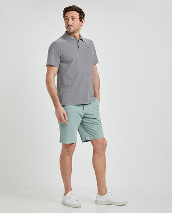 Polo Jersey Stripe | Navy