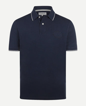 Polo met Streepkraag | Navy