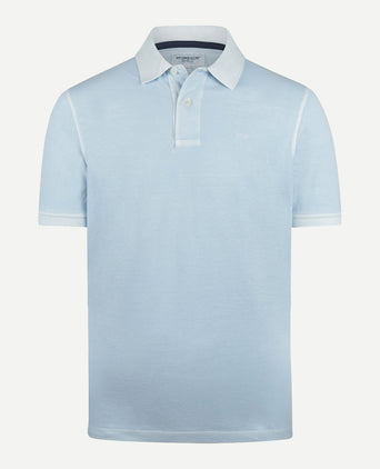 Polo Piqué Garment Dyed | Light Blue