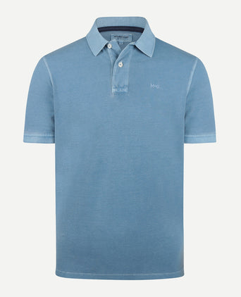 Polo Piqué Garment Dyed | Dark Aqua