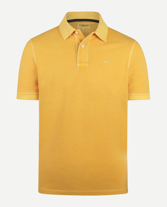 Polo Piqué Garment Dyed | Medium Yellow