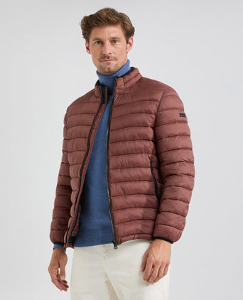 Lightweight Quilted Bomber Jacket | Chesnut