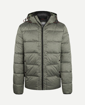 Hooded Bomber Jacket | Pine Green