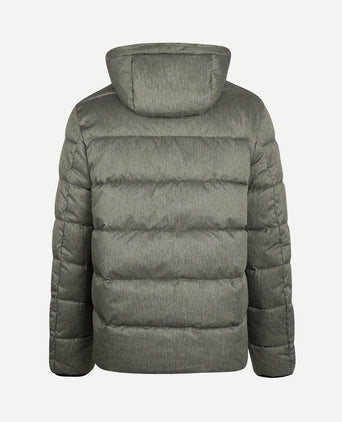 Hooded Bomber Jacket | Pine Green