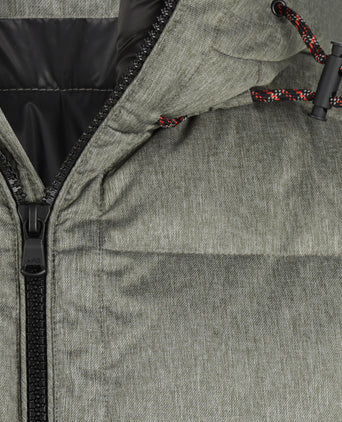 Hooded Bomber Jacket | Pine Green