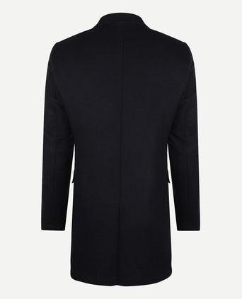 Essential Overcoat Wool | Navy