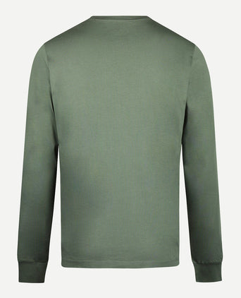 T-Shirt met Lange Mouwen | Dark Sage