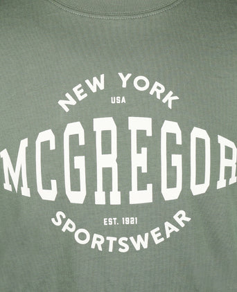 T-Shirt met Lange Mouwen | Dark Sage