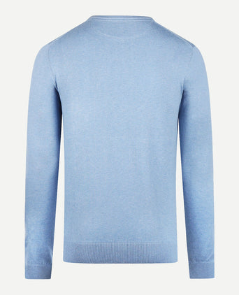 Trui Ronde Hals Cotton Merino | Sky Blue