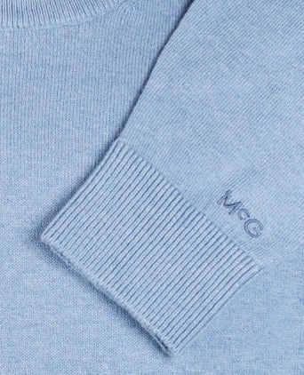 Trui Ronde Hals Cotton Merino | Sky Blue