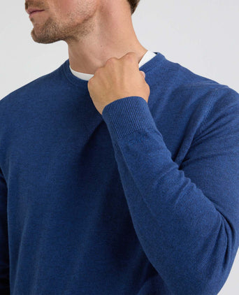 Trui Ronde Hals Cotton Merino | Marine