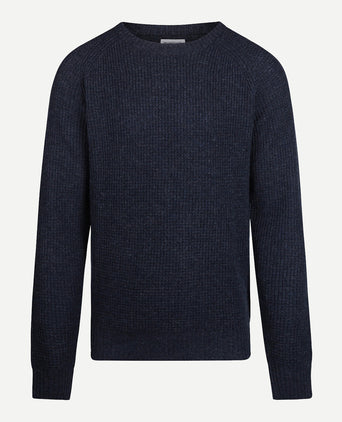 Sweater Chunky knit Round Neck | Navy