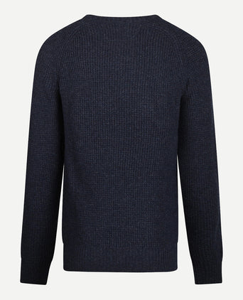 Sweater Chunky knit Round Neck | Navy