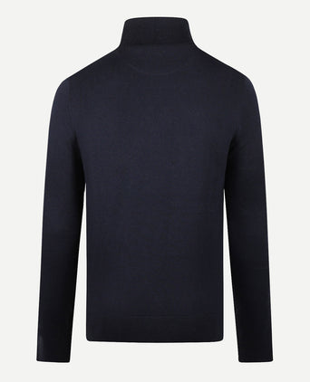Turtleneck Cotton Merino | Navy