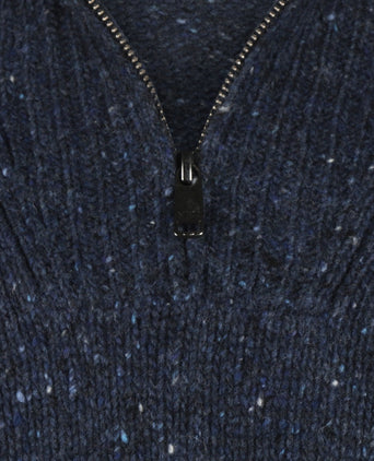 Trui Fisherman Ritskraag | Navy
