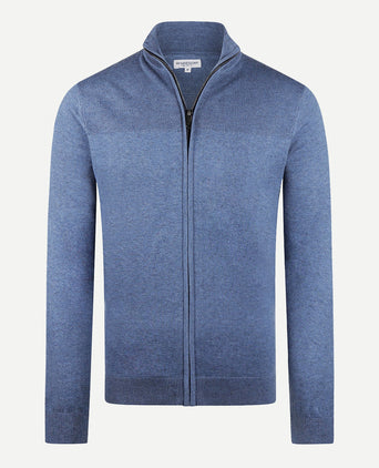 Zip-up Vest | Faded Blue