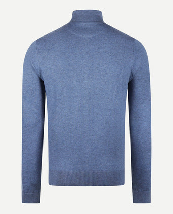 Zip-up Vest | Faded Blue