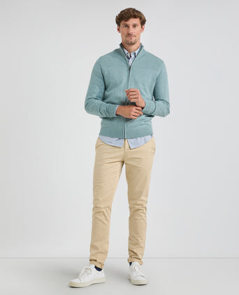 Zip-up Vest | Dark Sage