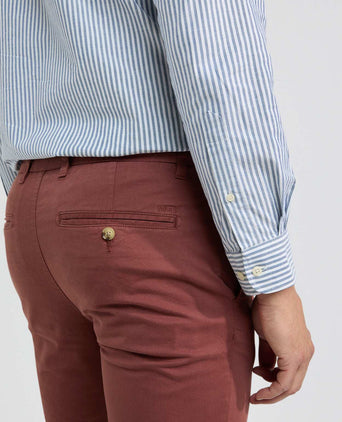 Chino Garment Dyed Slim Fit | Chesnut