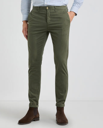 Chino Garment Dyed Slim Fit | PineGreen