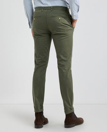 Chino Garment Dyed Slim Fit | PineGreen