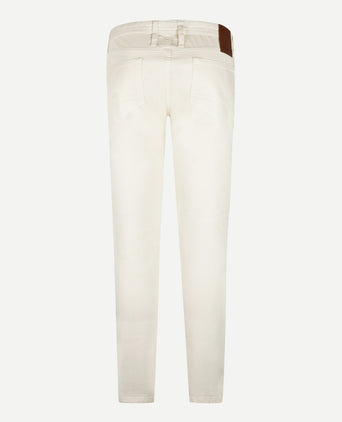Broek 5-pocket Slim Fit | Off White