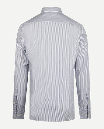 Shirt Poplin Stripe | Faded Blue