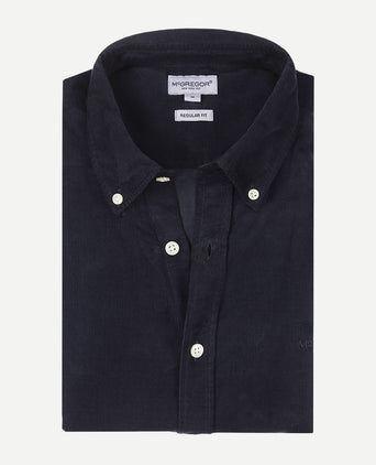Overhemd corduroy garment dyed | Navy