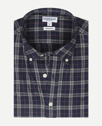 Overhemd Klassiek Ruit | Navy