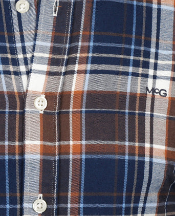 Overhemd Flannel Multi Ruit | Chesnut