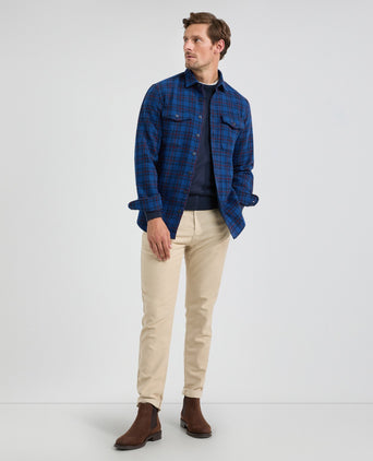 Overshirt McG Tartan | Navy