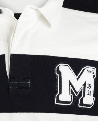 Rugby Jersey with Big Stripes | Navy