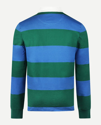 Rugby jersey Big Stripe | Bright Blue