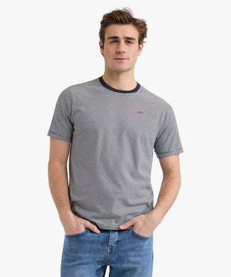 T-Shirt Striped | Navy T-Shirt Striped | Navy