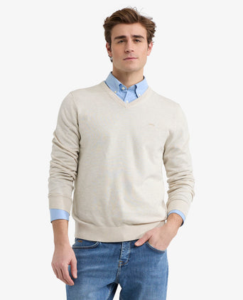 Sweater V-neck Cotton | Kit