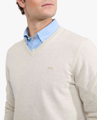 Sweater V-neck Cotton | Kit