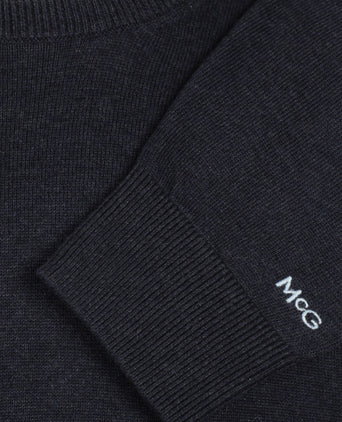Sweater Round Neck Cotton | Navy