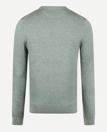 Sweater Round Neck Cotton | Ice Green