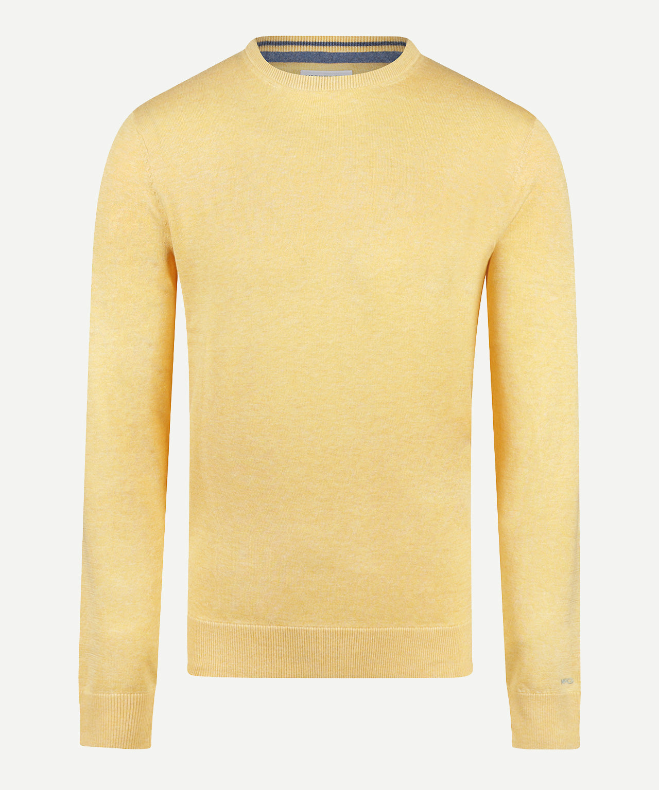 Sweater Round Neck Cotton Lemon Yellow McGregor New York