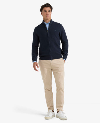 Vest Cotton with Logo | Navy